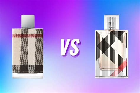 difference between burberry brit and london.